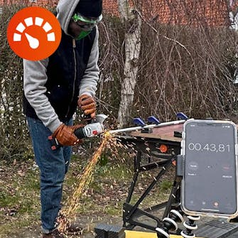 Vinkelslipere test: Hastighet Vinkelslipere test: Hastighet